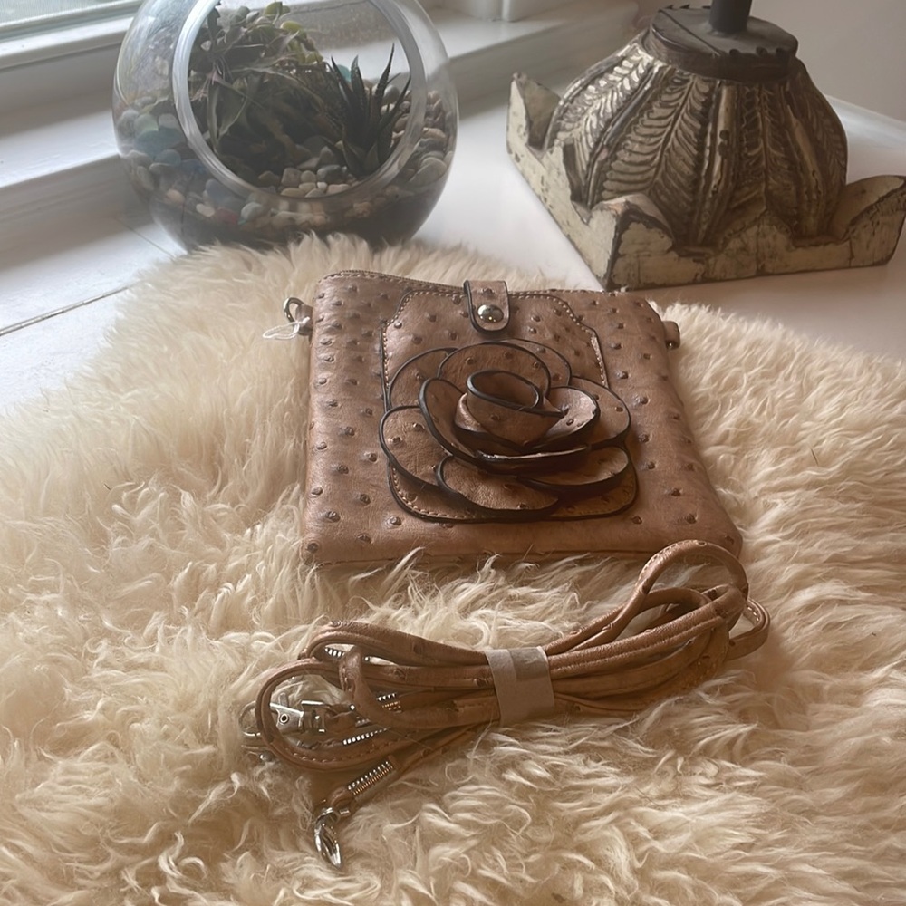 Brand new who knows really from where ostrich purse